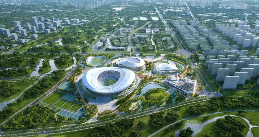 白鷺展翅，羽蝶翩飛|這個ETFE膜結(jié)構(gòu)項目刷新進度條