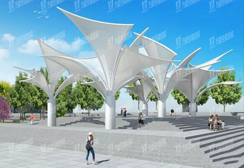 東莞市東江西岸PTFE網(wǎng)格覆膜結(jié)構(gòu) 東莞市東江西岸PTFE網(wǎng)格覆膜結(jié)構(gòu)