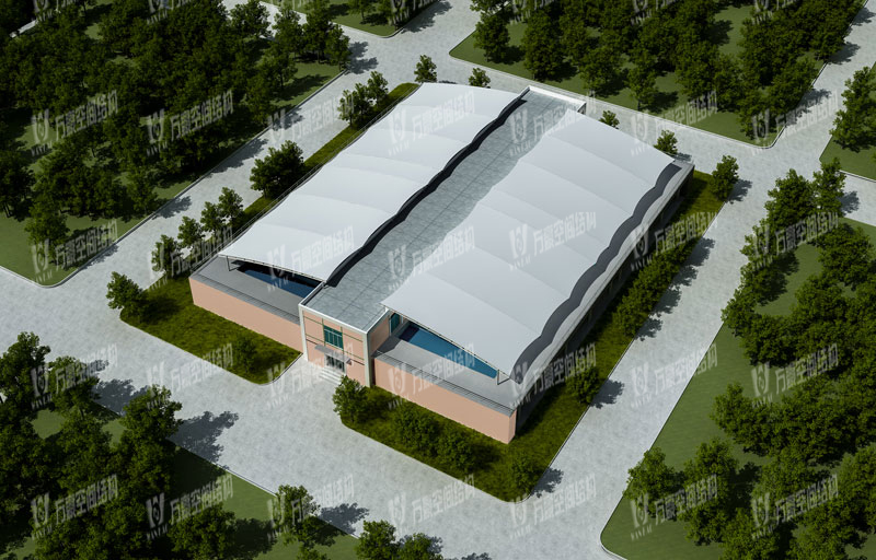 慈溪自來水廠污水池膜結構 慈溪自來水廠污水池膜結構