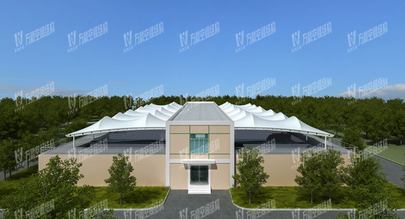 慈溪自來水廠污水池膜結構 慈溪自來水廠污水池膜結構