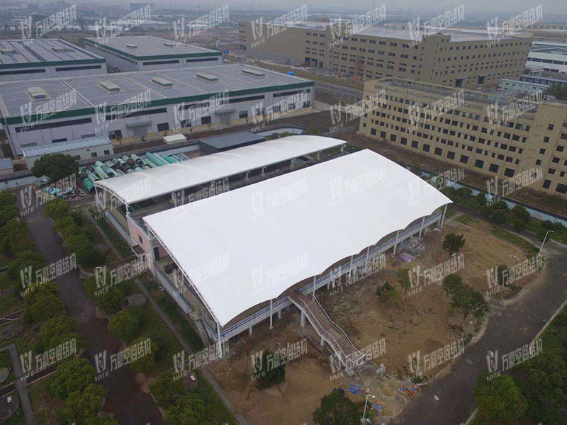 慈溪自來水廠污水池膜結構 慈溪自來水廠污水池膜結構